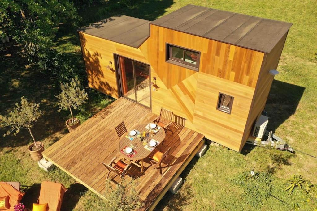 Tiny House Atypique Tout Confort 4 Pers Jardin La Garde  Eksteriør billede